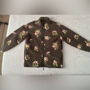 Woolrich X Target Unisex Floral Fleece Zip Jacket NWT